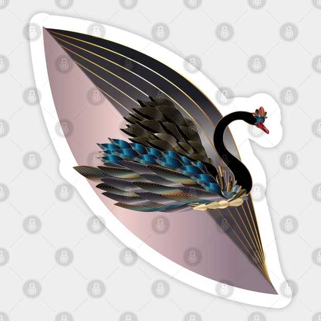 Black Swan Queen- Evil Princess Sticker by Nobiya